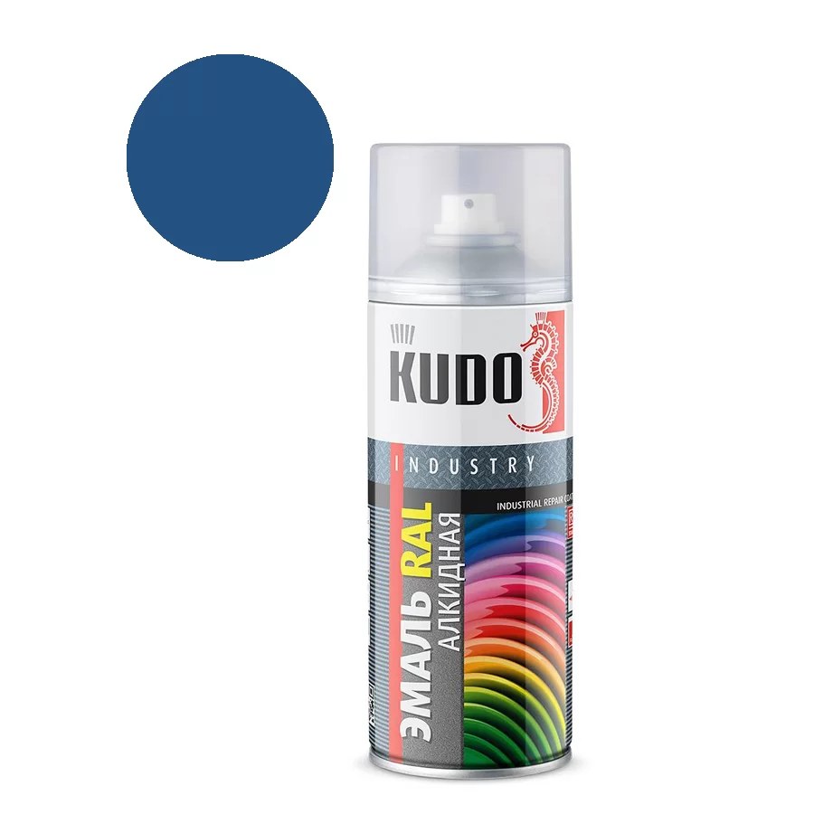Эмаль KUDO RAL 5005 синяя (520мл)
