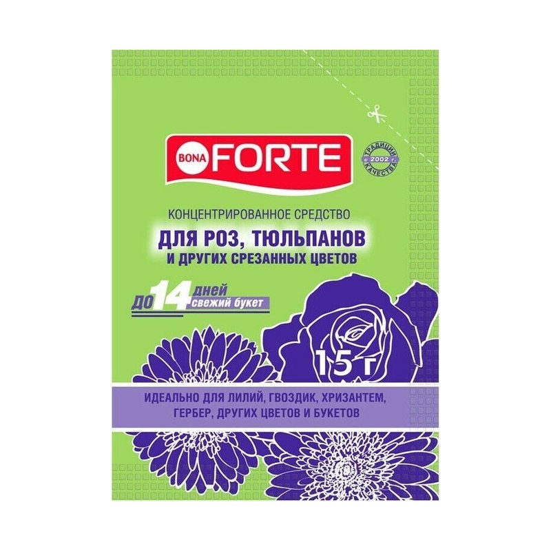 Набор BONA FORTE для срезанных цветов 15 г/72