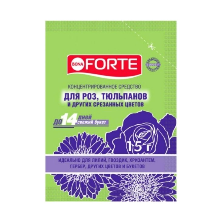 Средство BONA FORTE для срезанных цветов 15 г.