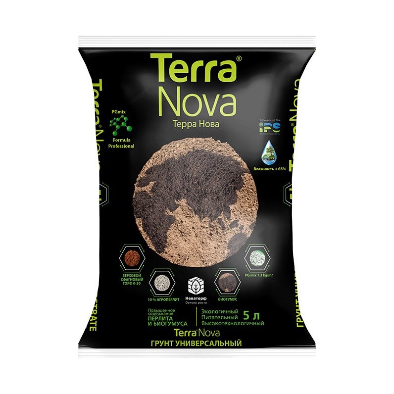 Грунт Новая земля универ 5 л TERRA NOVA