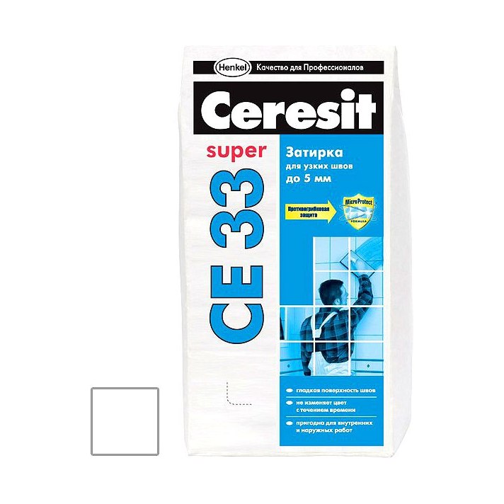 ЦЕРЕЗИТ CE33 S Затирка №49 кирпичный 2-5 мм (2 кг) 873882...