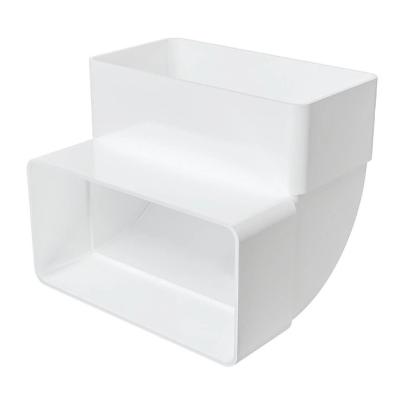 Колено горизонтальное 7271 90° 120*60 мм VENTS