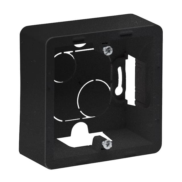 Legrand INSPIRIA Антрацит Коробка накл. монт.1-м