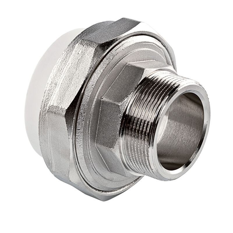 Муфта комбинированный разъемная (американка) НР (наружная резьба) 25х3/4" TEBO полипропилен