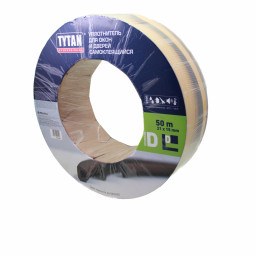 Уплотнитель E 50mx15mmx8mm черный ЦЕНА за 1 слой