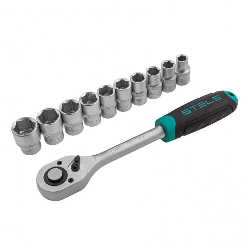 Набор торцевых головок 1/2" Stels 12-гранные (10шт)