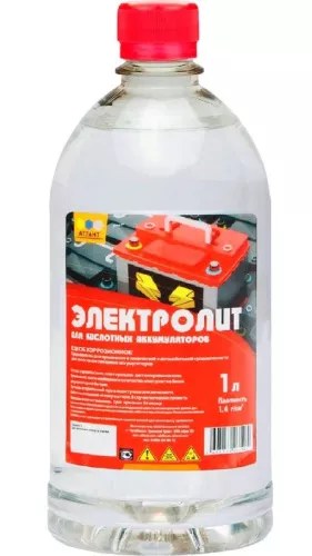 Электролит корректирующий 1,40 г/см.куб.  1л. Атлант,кор.6шт