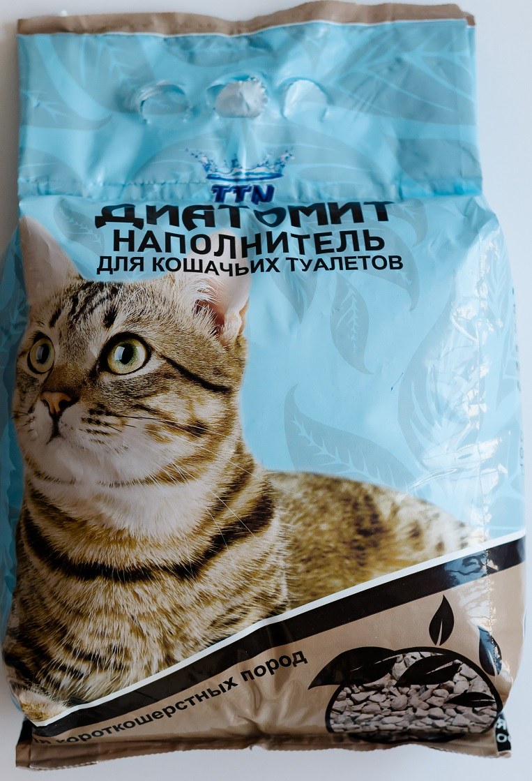 Наполнитель TTN диатомитовый для короткошерстных кошек (5л)