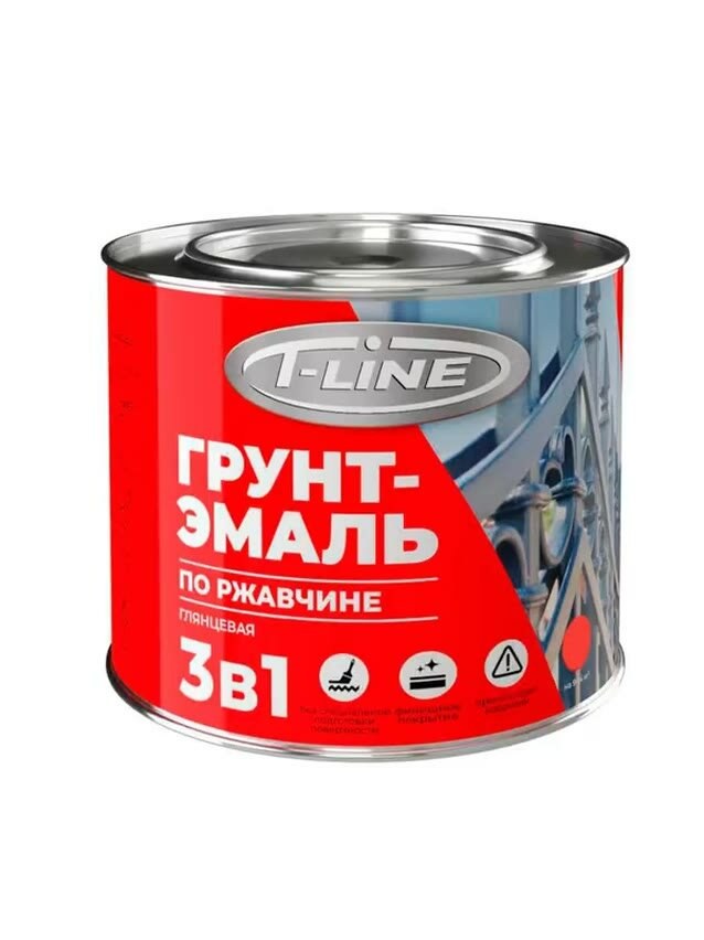 Грунт-эмаль Т-Лайн синяя 3 в 1