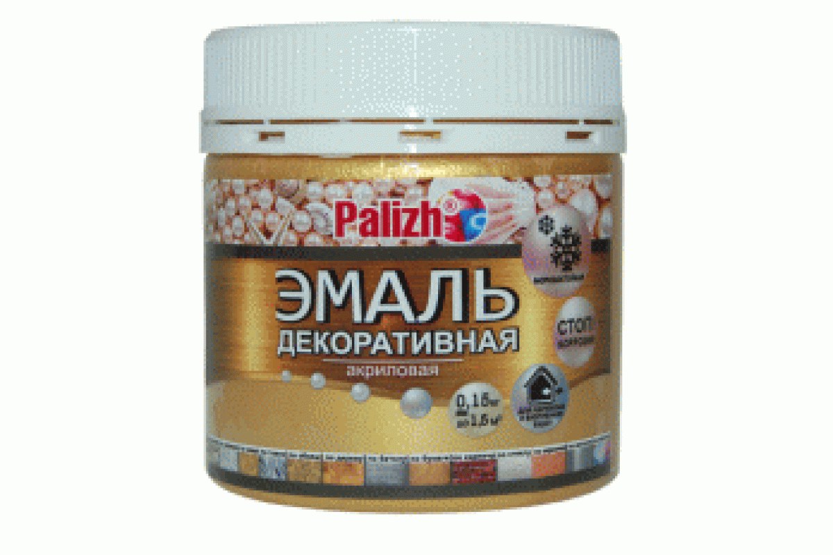 Эмаль декоративная акриловая Палиж сусальное золото (0,15кг)