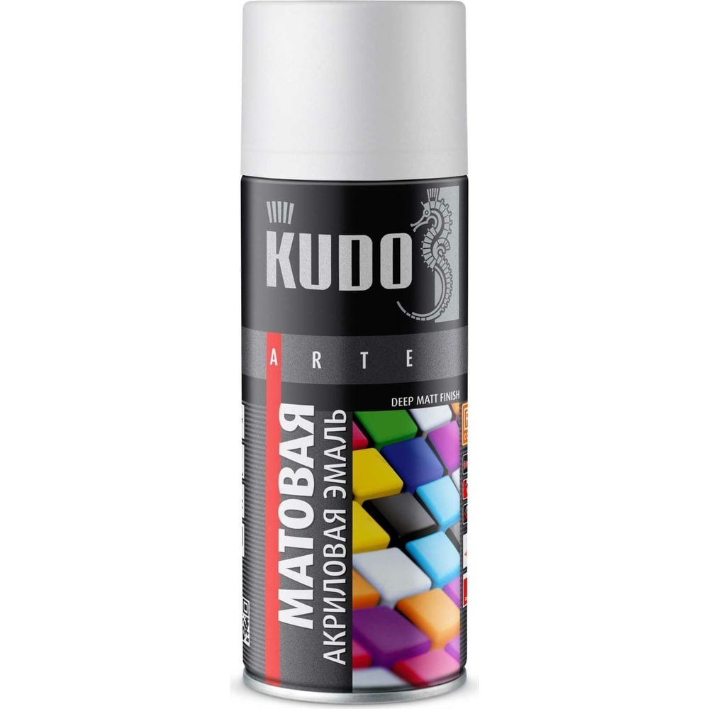 KUDO Акр. унив.Ral9003М белая матовая аэрозоль,520 мл
