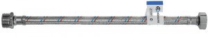 Подводка гибкая для воды стальная 1/2" В/В (0,2м)