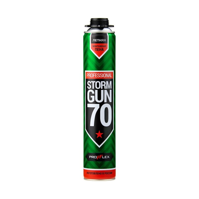 Пена монтажная PROFFLEX STORM GUN PRO 70 летняя