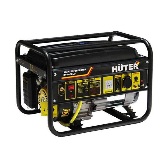 Электростанция газобензиновая HUTER DY4000LG