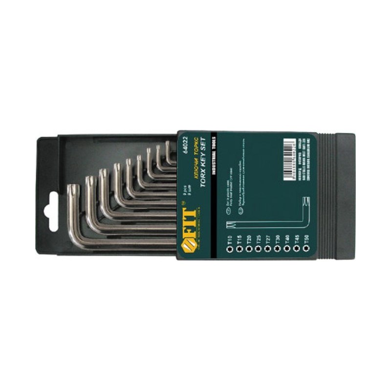 Ключи звездочки ПРОФИ T10-T50 CrV (9шт)
