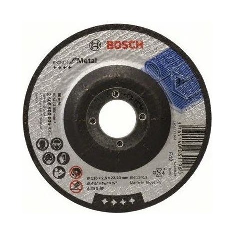 Круг отрезной BOSCH по металлу (115×2,5мм)