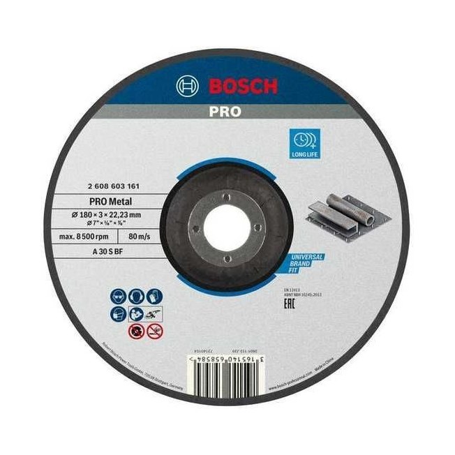 Круг отрезной по металлу BOSCH (180×3,0мм)