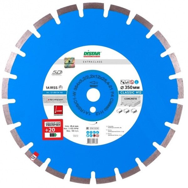 Диск алмазный DISTAR 350×3,2/2,2×10×25,4-21