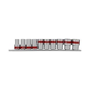 Набор торцевых головок Matrix Spline CrV 1/2" 10-22 мм