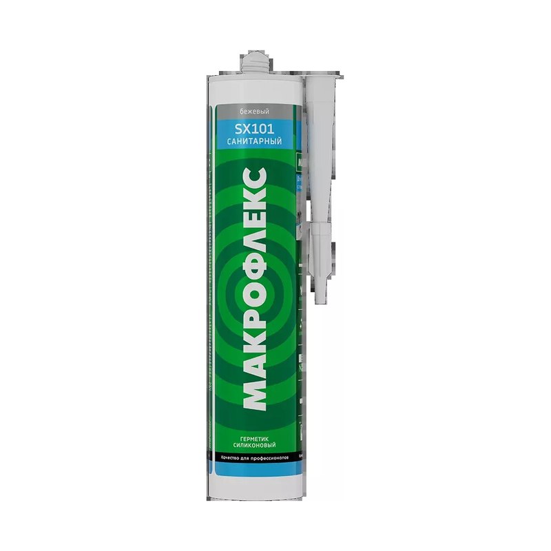 Герметик силиконовый MAKROFLEX SX101 санитарный бежевый
