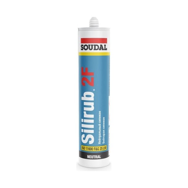Герметик силиконовый нейтральный SOUDAL белый (300мл)