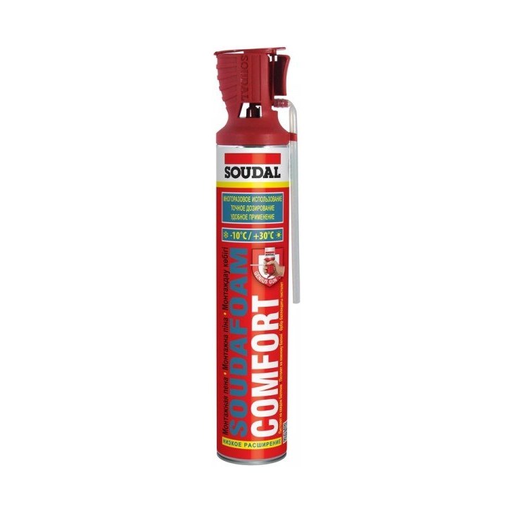 Пена монтажная SOUDAL Комфорт бытовая (750мл)