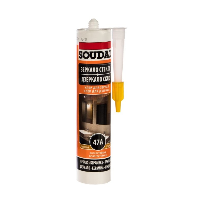 Клей монтажный SOUDAL 47А для зеркал (300мл)