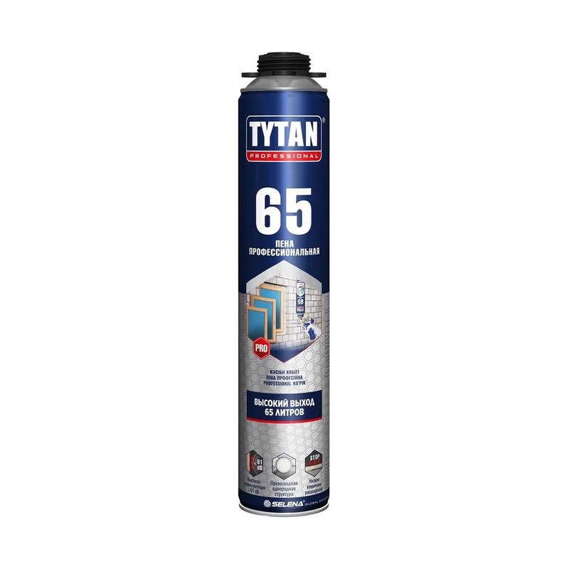 Пена монтажная TYTAN 65 O2 (750мл)