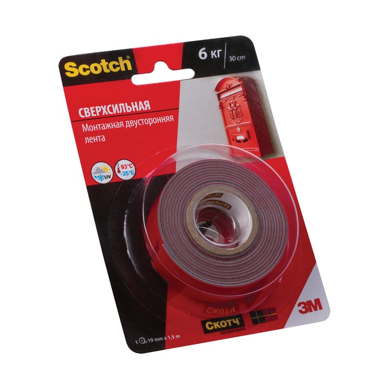 Лента монтажная SCOTCH сверхпрочная