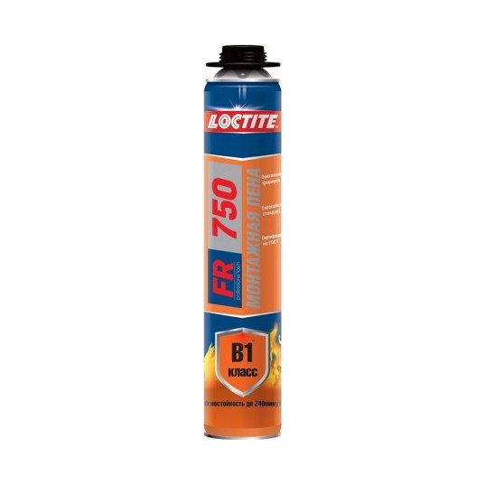 Пена монтажная огнестойкая LOCTITE FR750 (750мл)