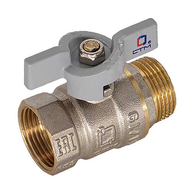 Кран шаровый 1/2" г/ш бабочка