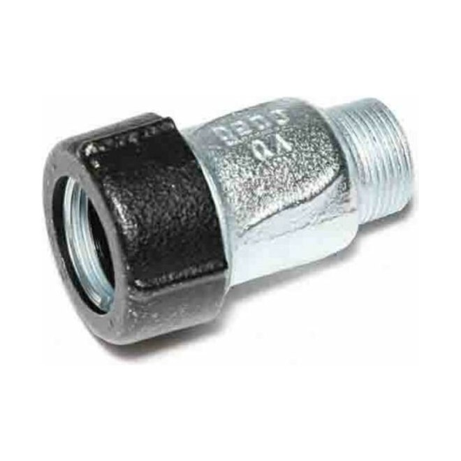 Муфта чугунная обжимная 3/4" НР