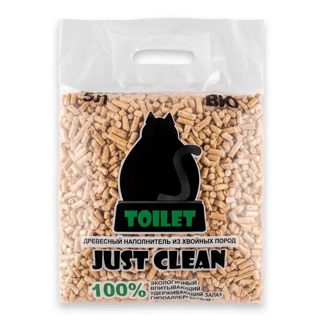 Наполнитель Just Clean древесный (10л)
