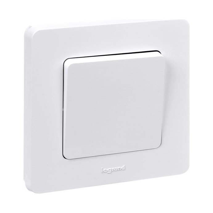 Переключатель одноклавишный Legrand INSPIRIA белый