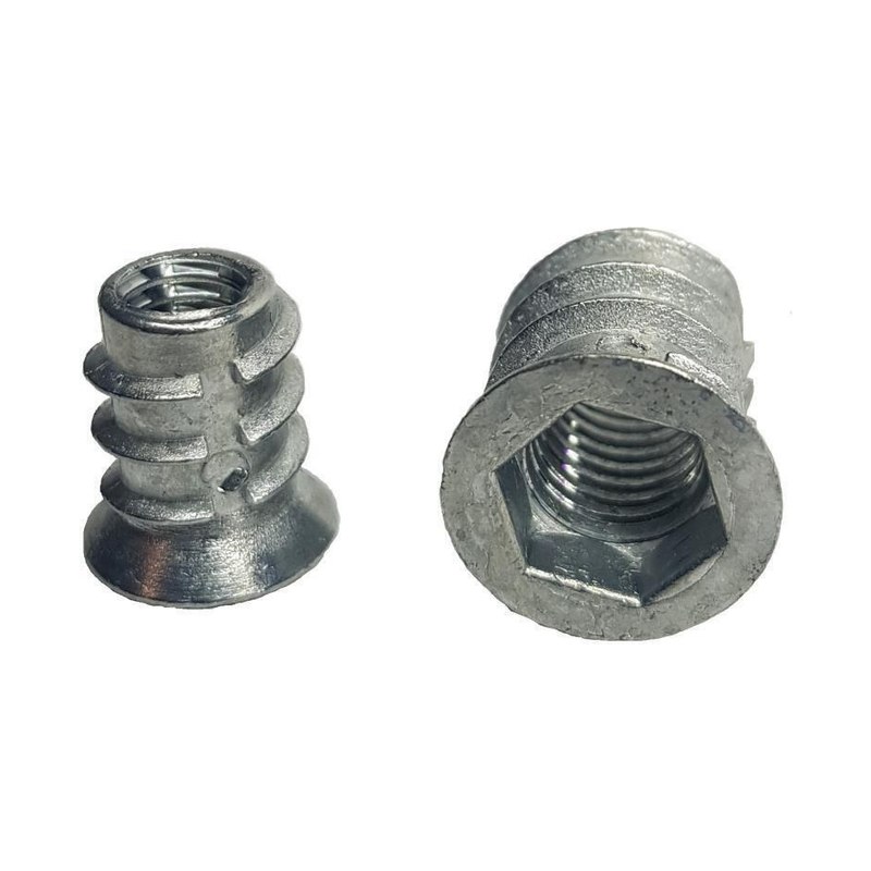 Гайка мебельная М6×10