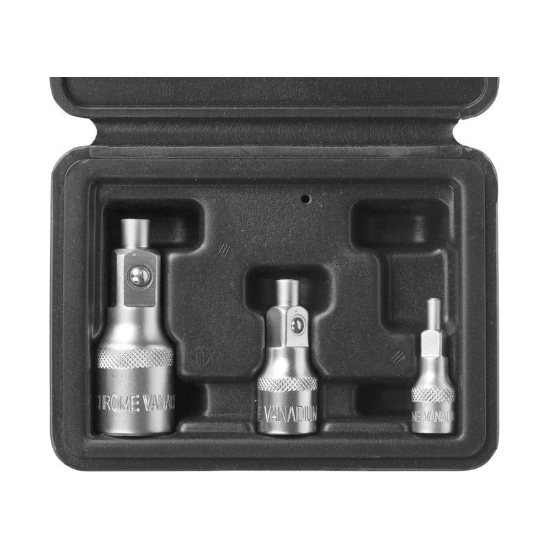 Набор адаптеров Зубр 1/4" 3/8" 1/2" (3шт)