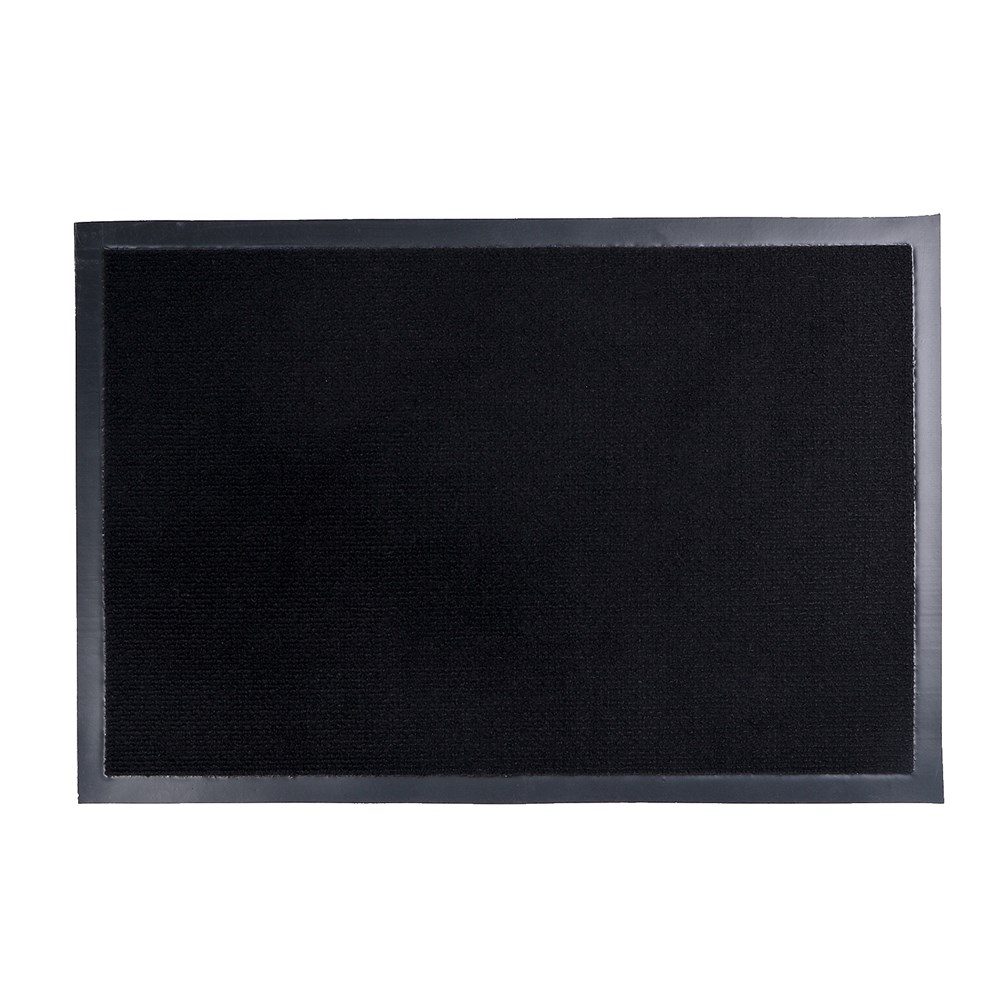 Коврик грязезащитный черный 90×120см
