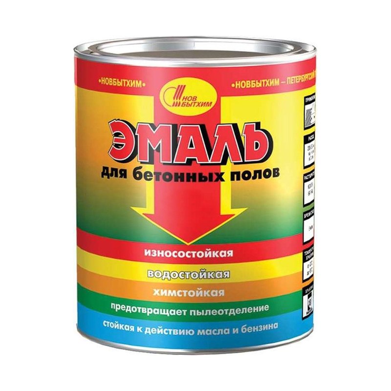 Эмаль для бетонных полов серая (2,7л)