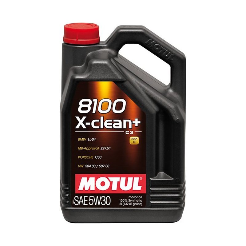 Масло моторное 8100 X-clean+ 5W-30 Motul (5л)