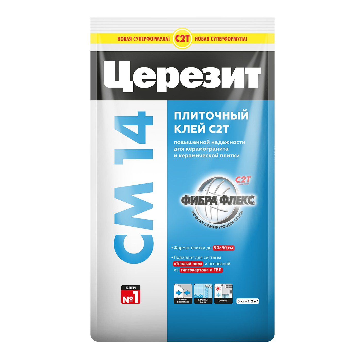 Клей для плитки СM14 Ceresit (5кг)