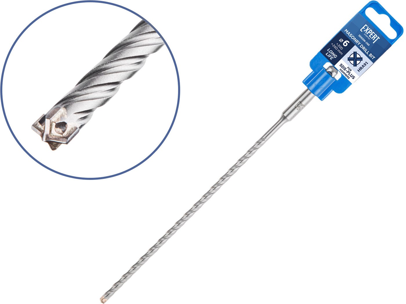 Бур SDS PLUS-5 Bosch 6×260×200 мм