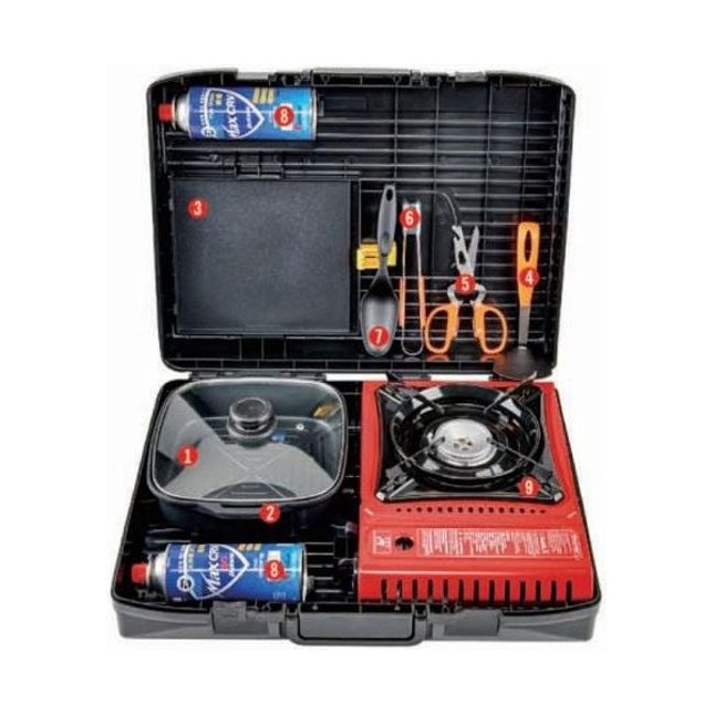 Набор туристический N-MEGA KIT NISUS газовая плита
