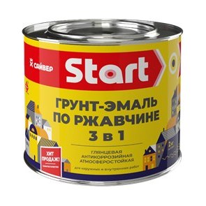 Эмаль грунт-эмаль СТАРТ синяя (1,8кг)