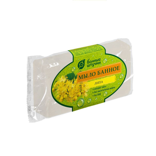Мыло кусковое ЛИПА Банные штучки (100г)