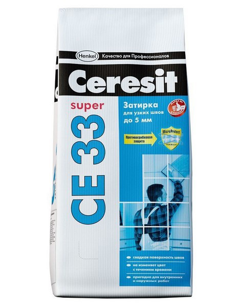 Затирка CE33 Ceresit №41 натура 2-5мм (2кг)