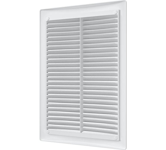 Решетка вентиляционная ДВ 250/180с Vents белая 250×180мм