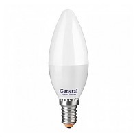 Лампа светодиодная General C37 E27 10Вт 6500К 35×105 мм
