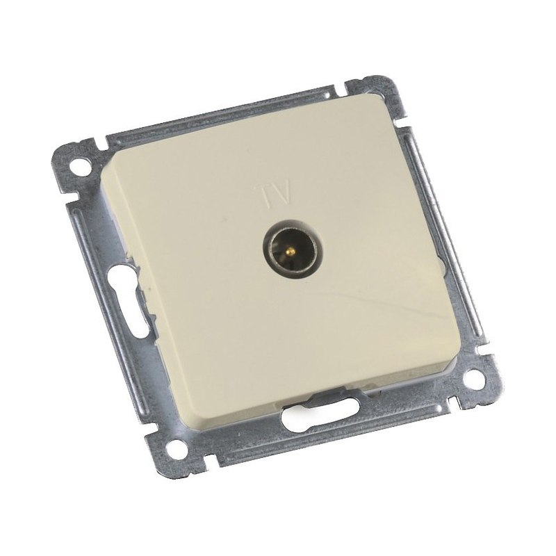 Розетка ТВ 1DB скрытая IP20 1-местная