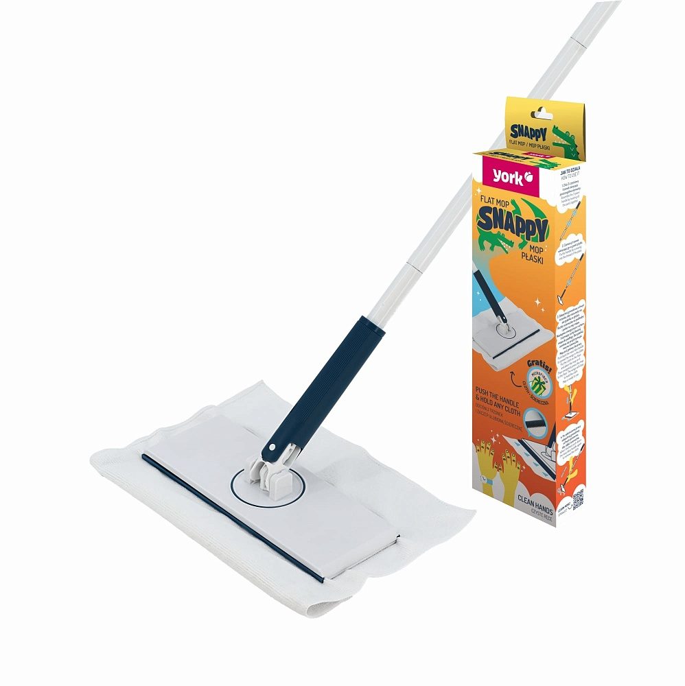 Швабра с автозахватом YORK 120см 25×10см