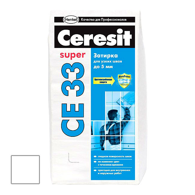 Затирка CE33 Ceresit №79 крокус 2-5мм (2кг)